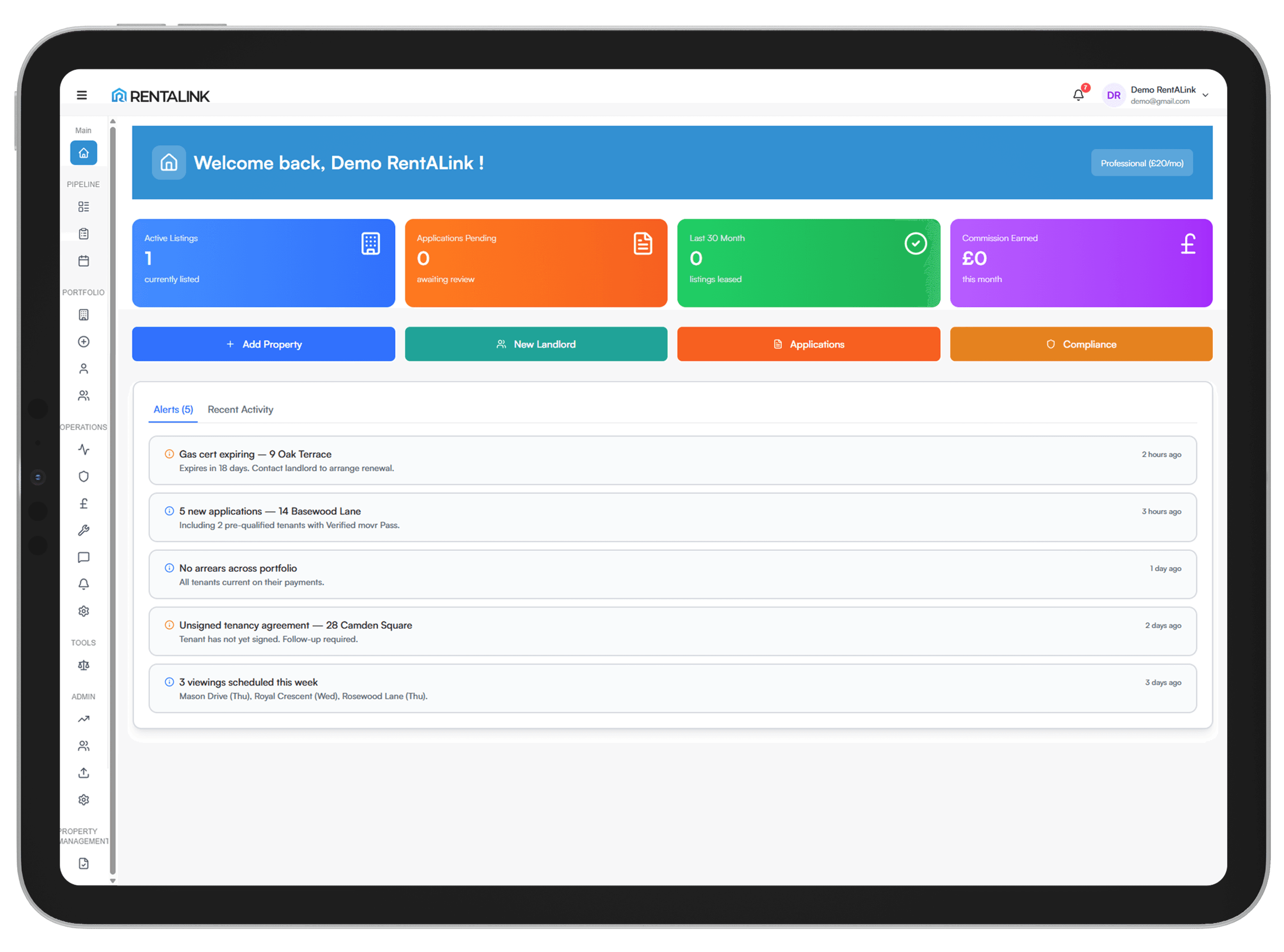 Product Dashboard